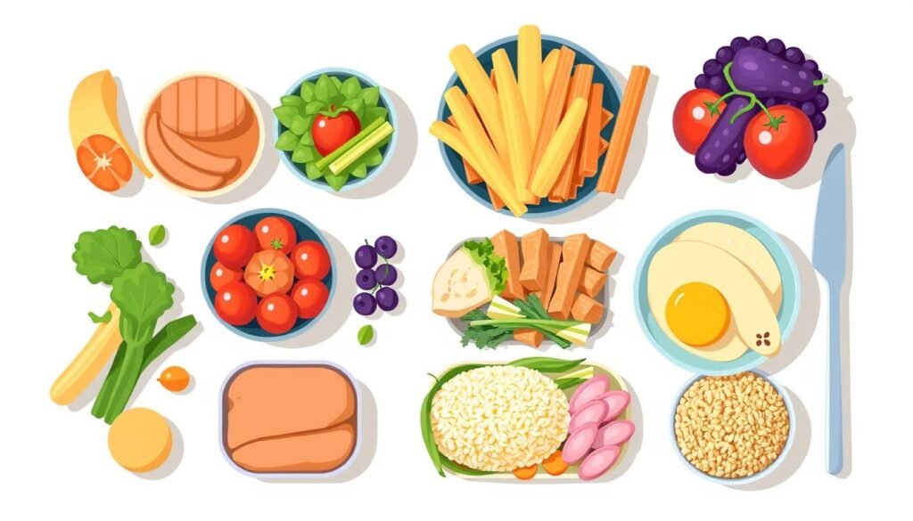 Image Of A Balanced Meal Plan For Mounjaro Users Image Of A Balanced Meal Plan For Mounjaro Users