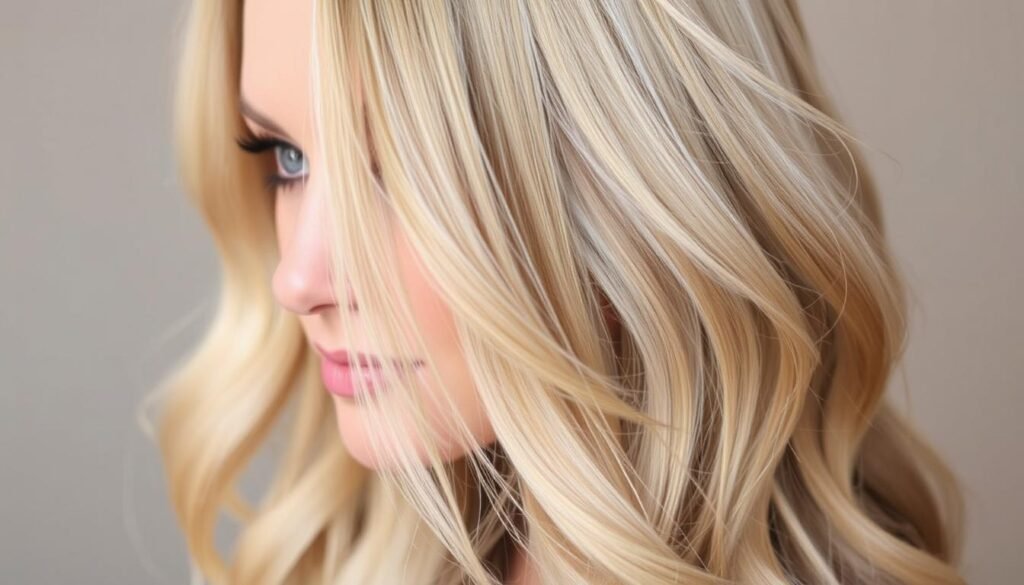 Image Of A Person With I-Tip Hair Extensions