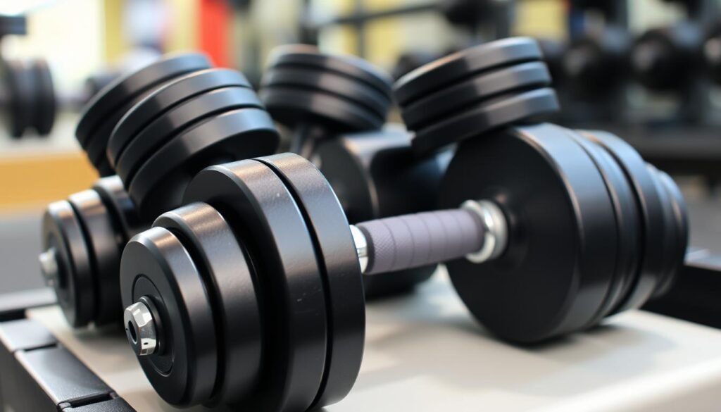 Image Of Adjustable Dumbbells Image Of Adjustable Dumbbells