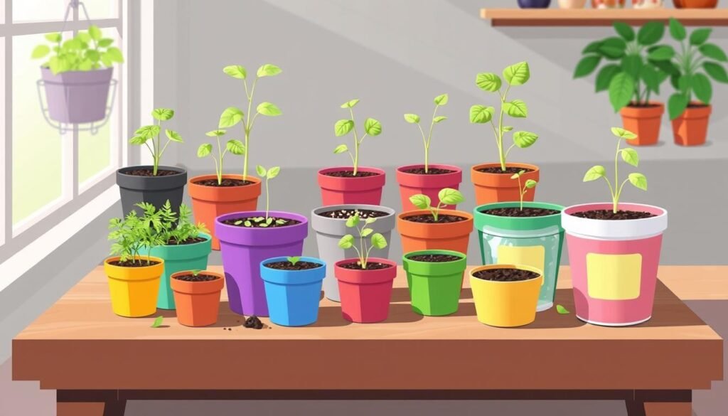 Image Of A Beginner'S Indoor Gardening Starter Kit Including Seeds, Pots, And Soil