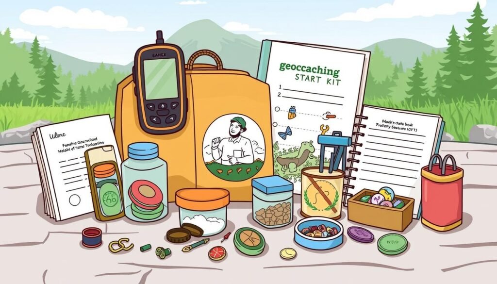 Image Of A Geocaching Starter Kit